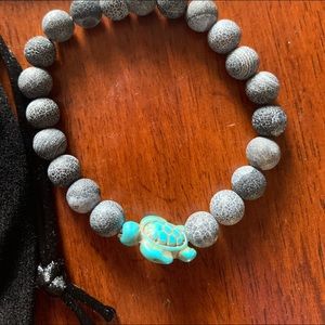 Sea turtle and bead bracelet